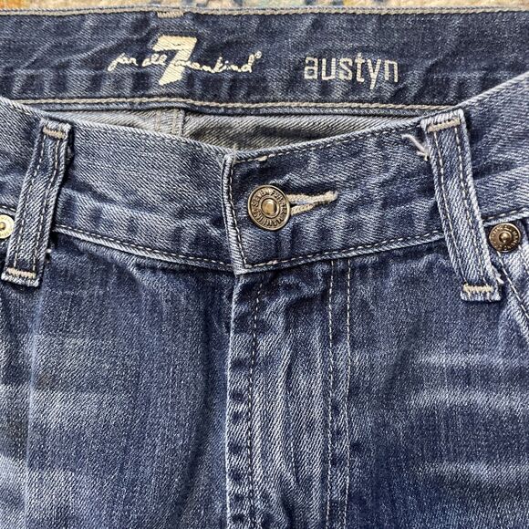 7 Seven for All Mankind Men’s Austyn Relaxed Straight Jeans Size 33/30 - Picture 3 of 7